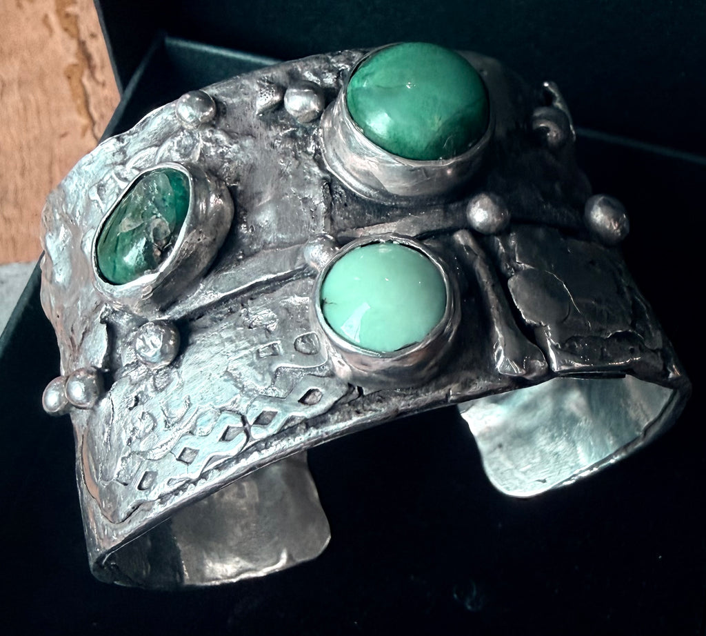 Heritage Series | Orville Jack & Nautilus Turquoise Maker’s Cuff | One of One