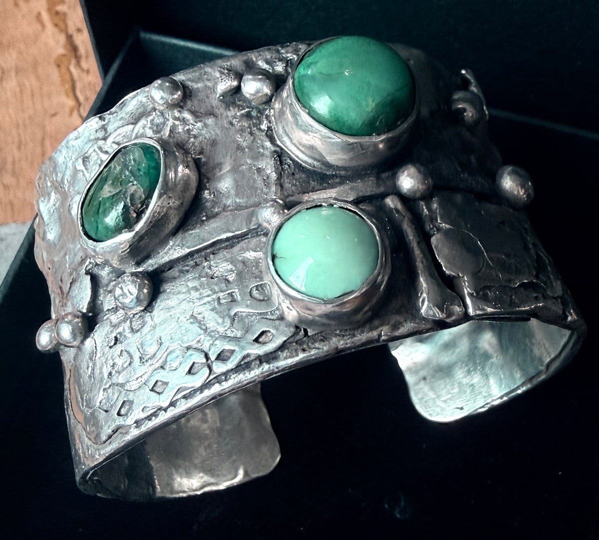 Heritage Series | Orville Jack & Nautilus Turquoise Maker’s Cuff | One of One