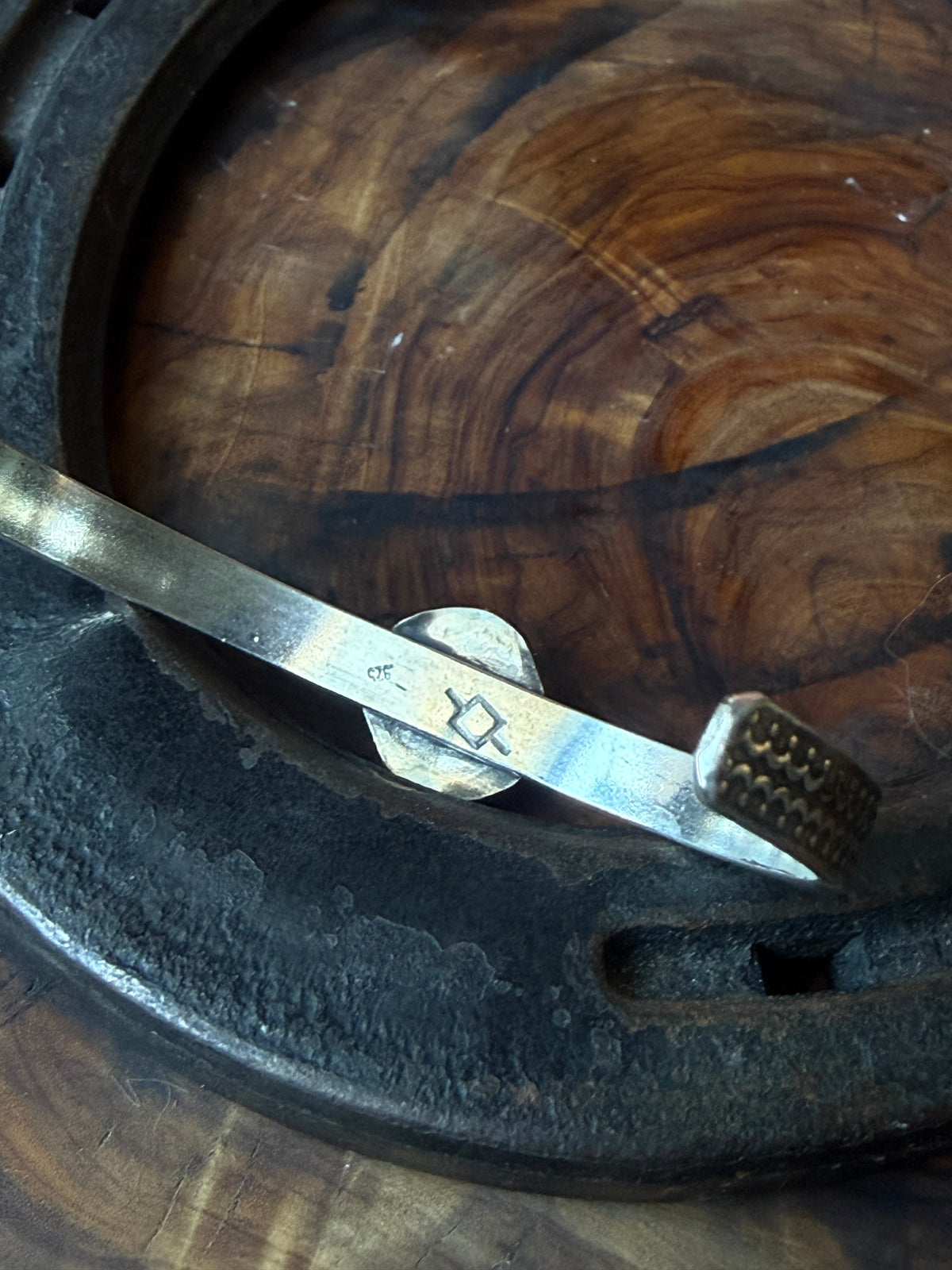 Dorothy Series | Sonoran Turquoise Patterned Silver Cuffs | Petite to Large
