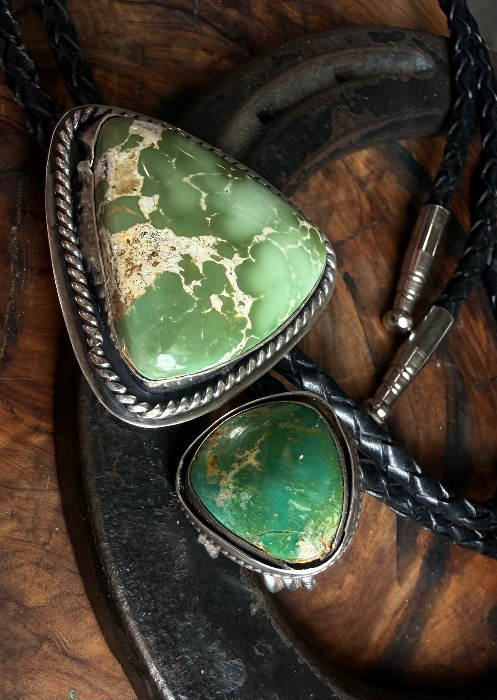 Heritage Series | Royston Turquoise Artisan Bolo Tie & Shadowbox Ring