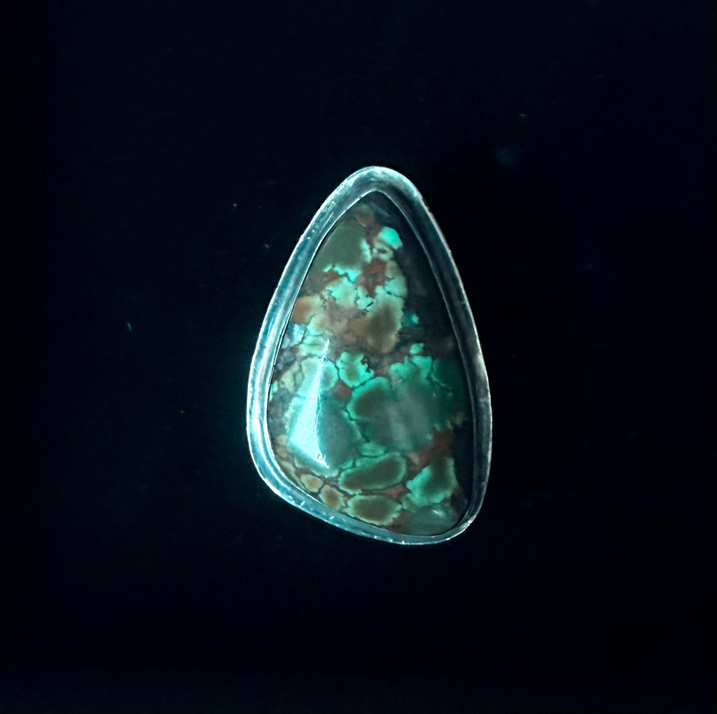 Heritage Series | Polychrome Hubei Turquoise Adjustable Ring