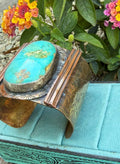 Heritage Series | Royston Turquoise Mixed-Metal Cuff