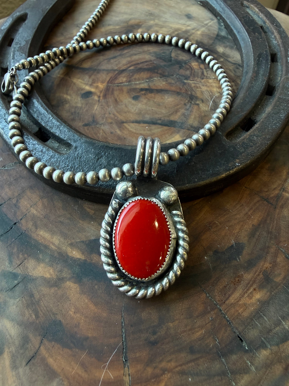 Heritage Series | Rosarita Horseshoe Pendant + Ring Set | Size 7