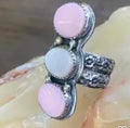 Heritage Series | Pink Conch & Mother of Pearl Statement Ring