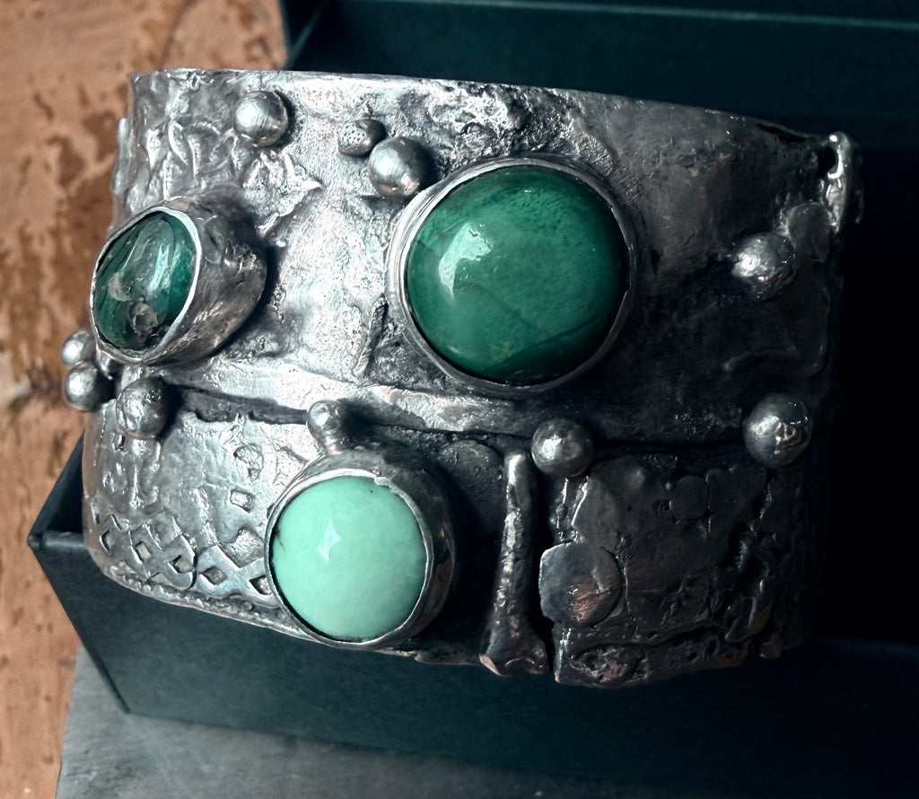 Heritage Series | Orville Jack & Nautilus Turquoise Maker’s Cuff | One of One