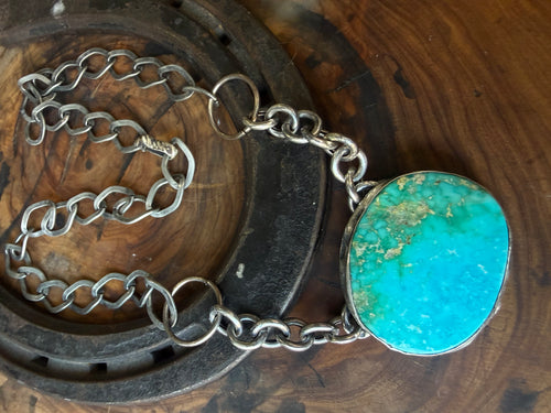 Heritage Series | Arizona Kingman Turquoise Sterling Silver Necklace