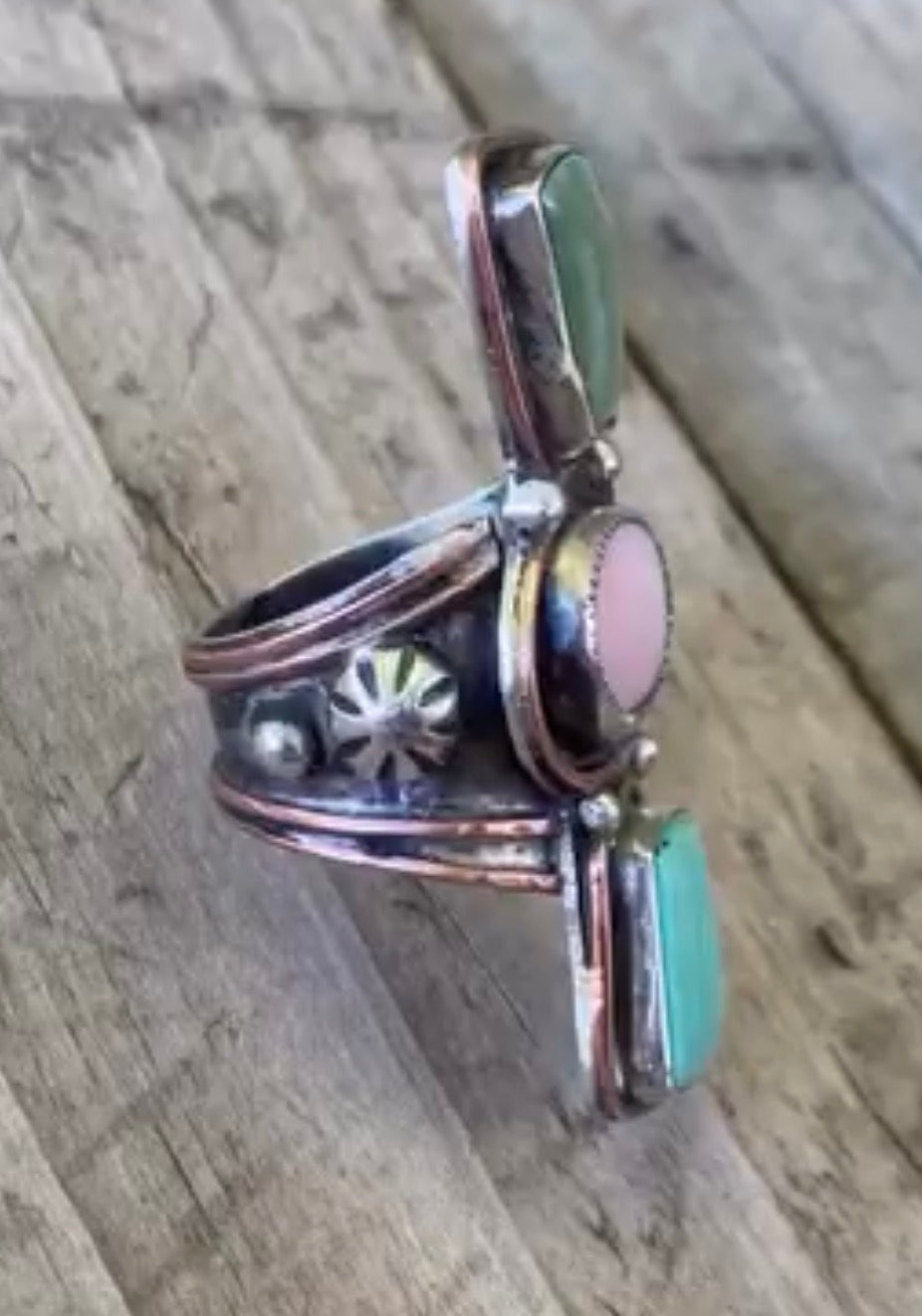 Heritage Series | Pink Conch, Royston & Fox Turquoise Statement Ring