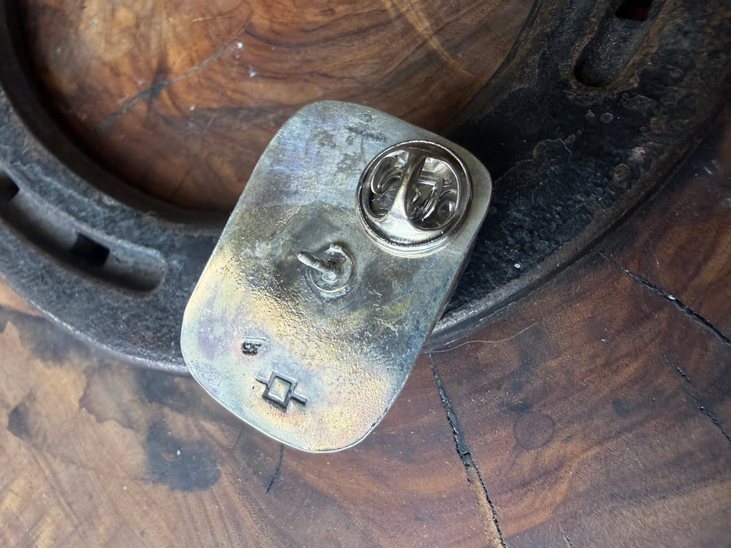 Heritage Series | Charoite Sterling Silver Multi-Use Pin