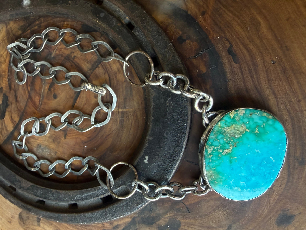 Heritage Series | Arizona Kingman Turquoise Sterling Silver Necklace