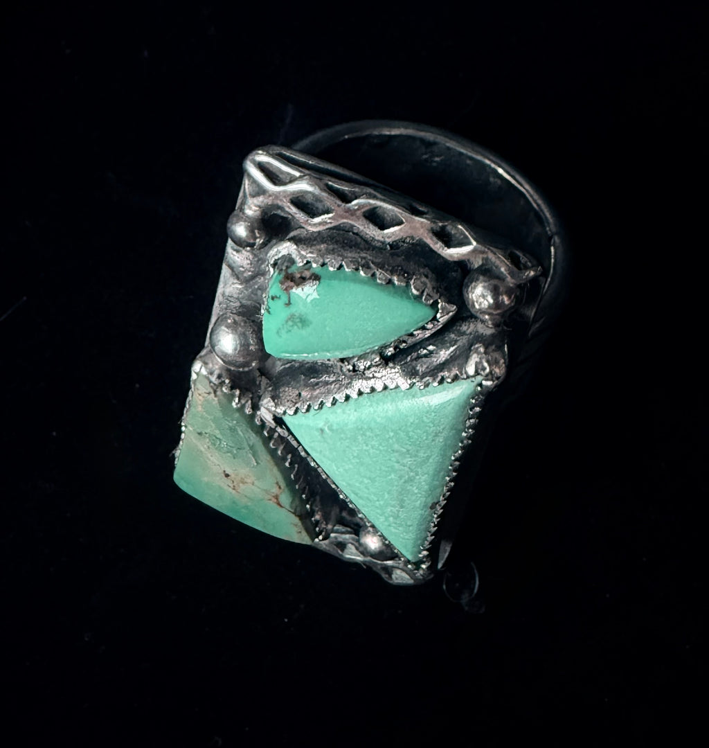 Heritage Series | Royston Turquoise Statement Ring | Size 7.25