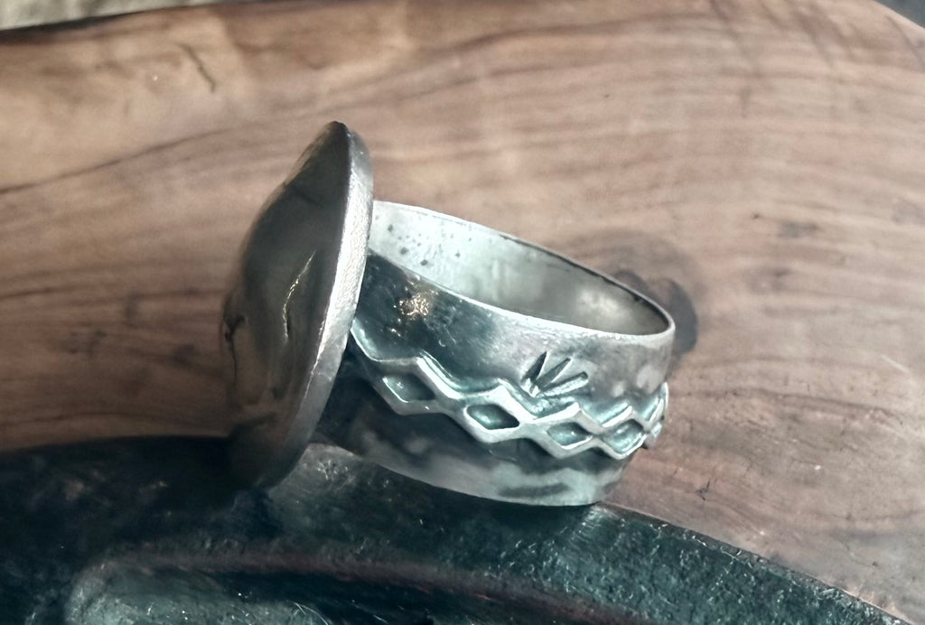 Buffalo Nickel Heritage Ring | Vintage Buffalo Nickel | Fine & Sterling Silver | Size 10