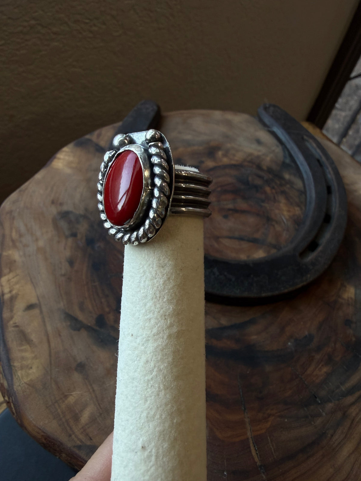 Heritage Series | Rosarita Horseshoe Pendant + Ring Set | Size 7