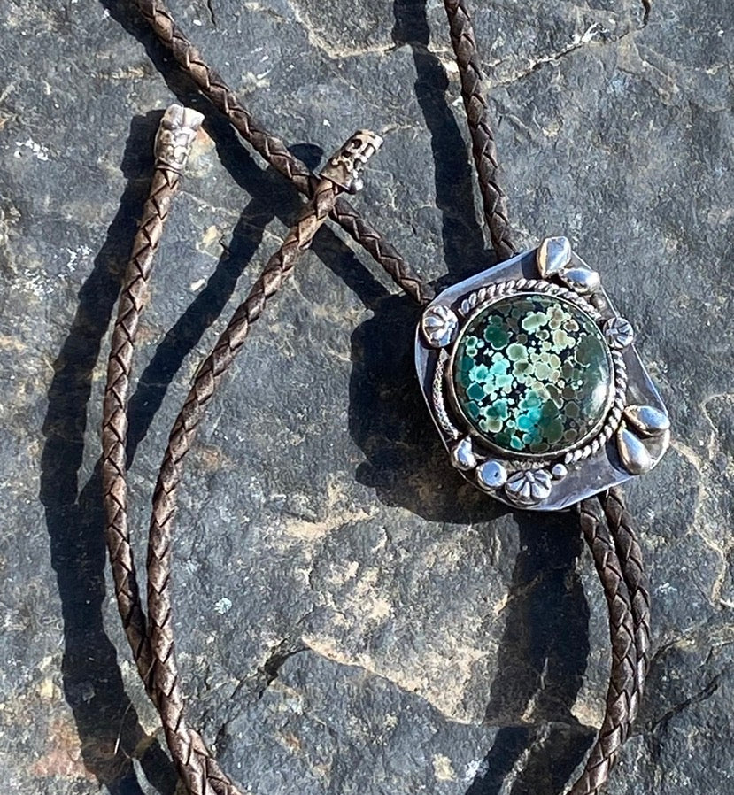 Heritage Series | Hubei Polychrome Turquoise Artisan Bolo Tie