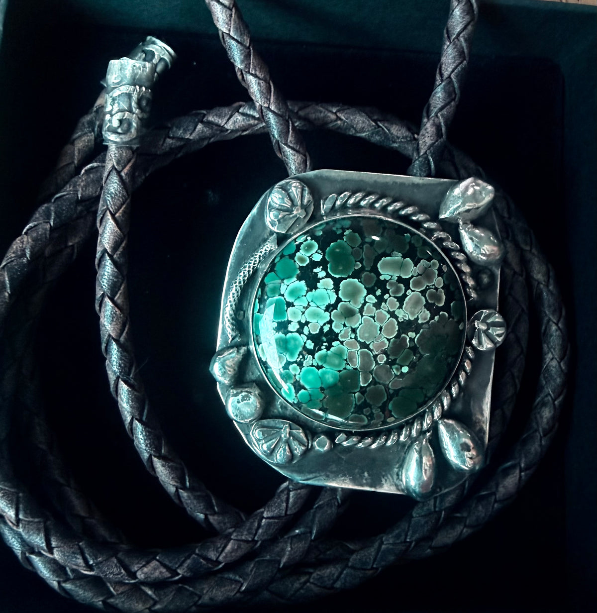 Heritage Series | Polychrome Hubei Turquoise Western Bolo