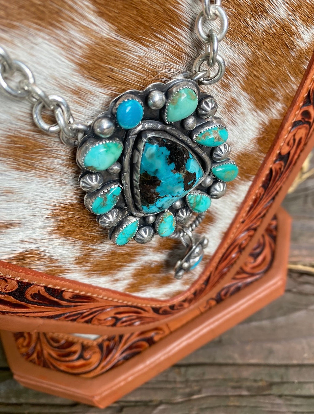 Heritage Series | Bisbee & Sonoran Turquoise Statement Necklace