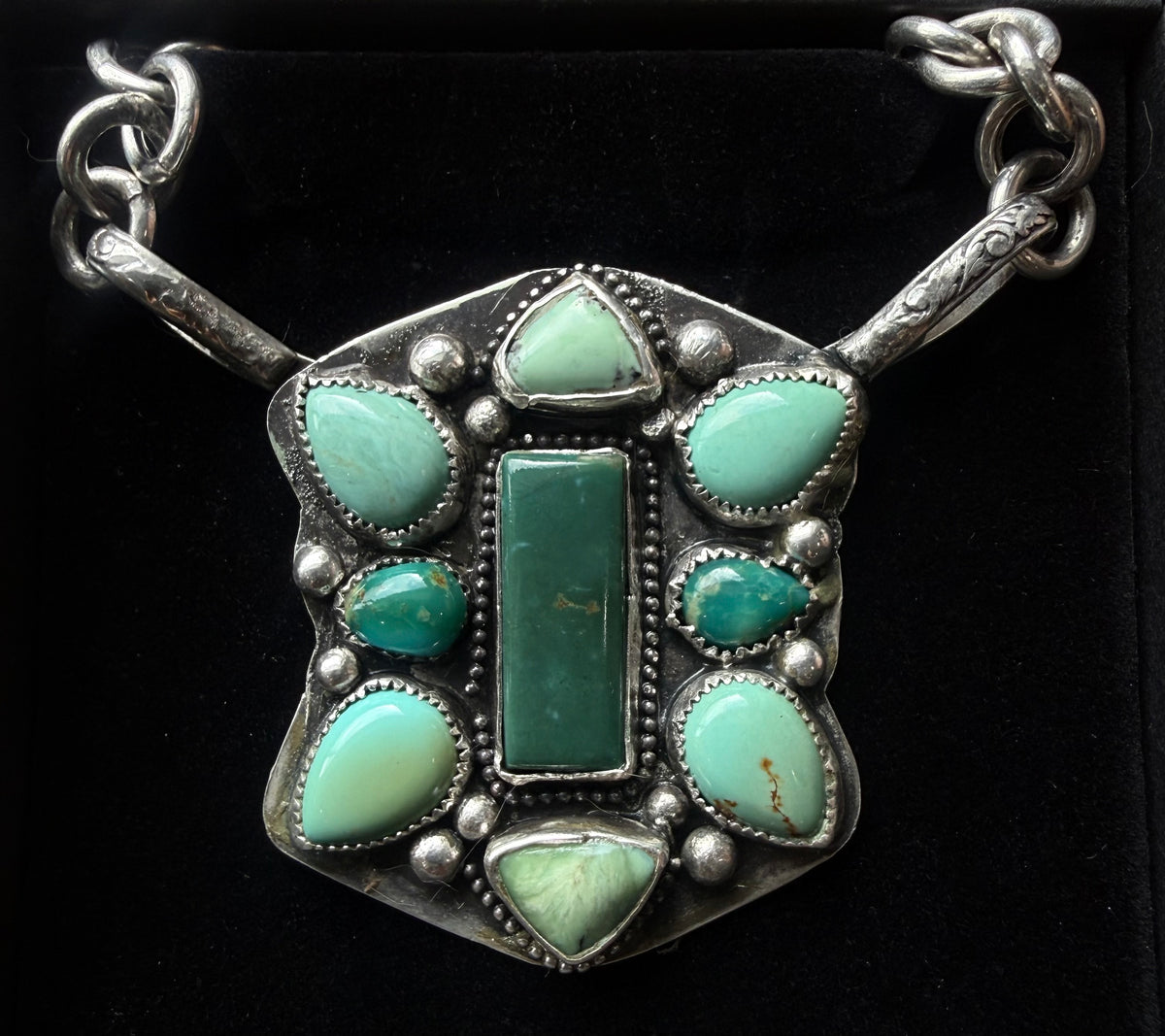 Heritage Series | Kingman, Royston & Orville Jack Turquoise Statement Necklace