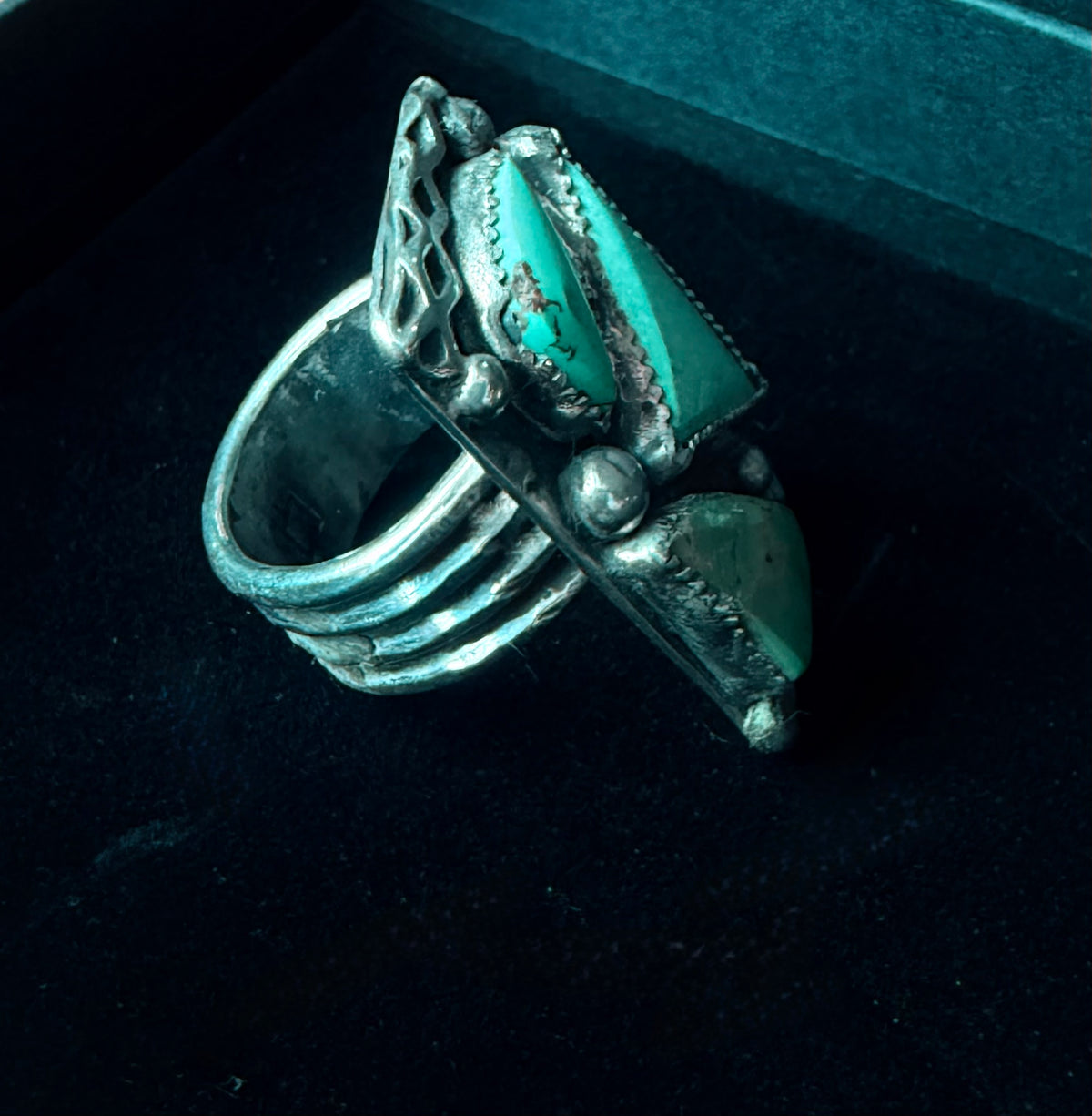 Heritage Series | Royston Turquoise Statement Ring | Size 7.25
