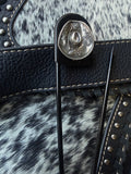 Heritage Series | Black-Tone Jumbo Pin with Sterling Silver Cowgirl Hat | 5 Inch
