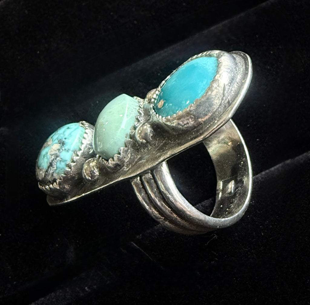 Dorothy Series | Ithaca Peak, Orville Jack & Sleeping Beauty Turquoise Ring | Size 5.5