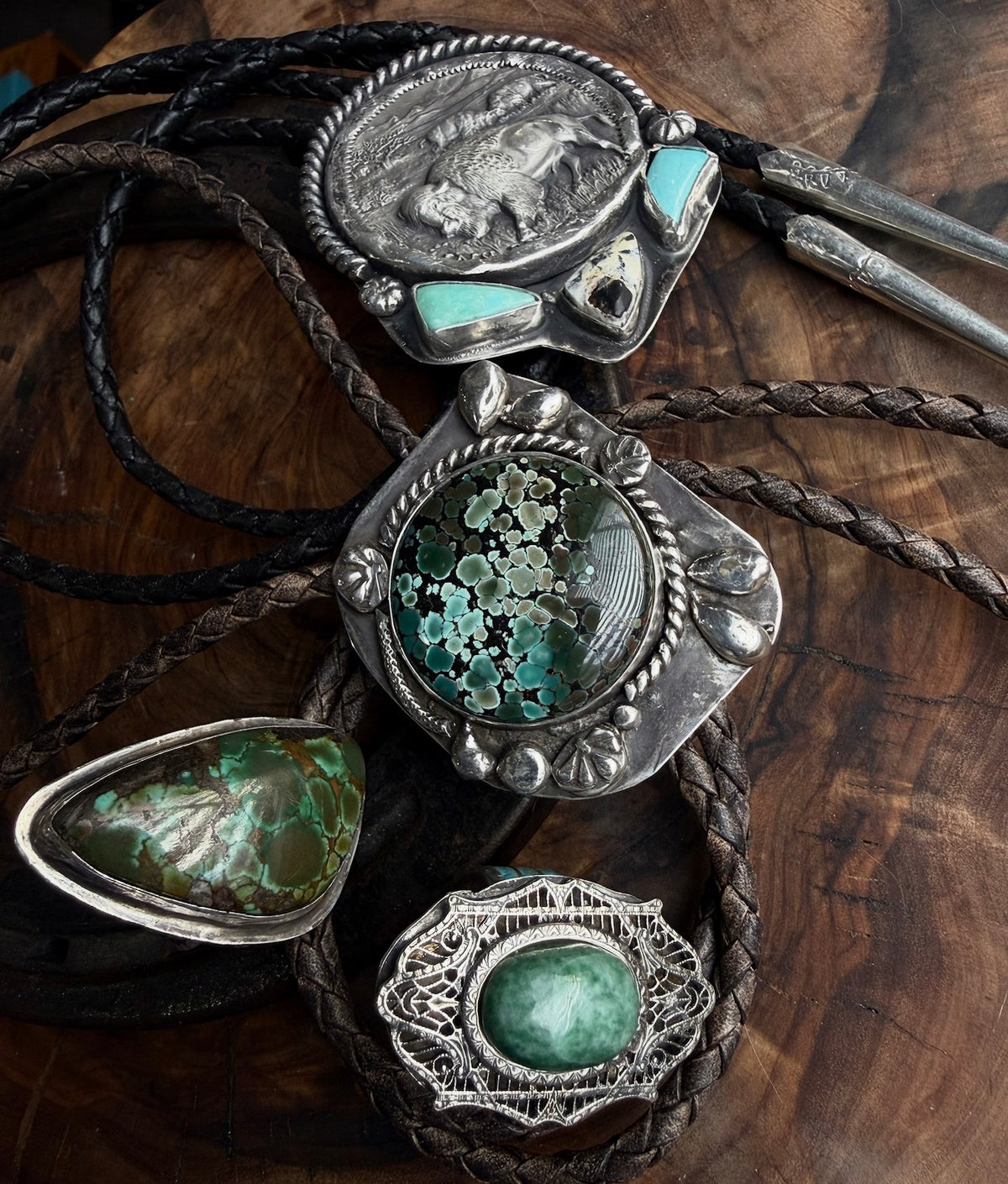 Heritage Series | Polychrome Hubei Turquoise Adjustable Ring