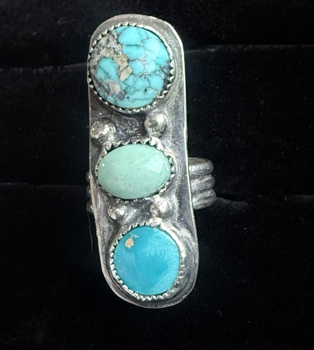 Dorothy Series | Ithaca Peak, Orville Jack & Sleeping Beauty Turquoise Ring | Size 5.5