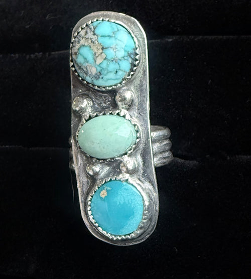 Dorothy Series | Ithaca Peak, Orville Jack & Sleeping Beauty Turquoise Ring | Size 5.5