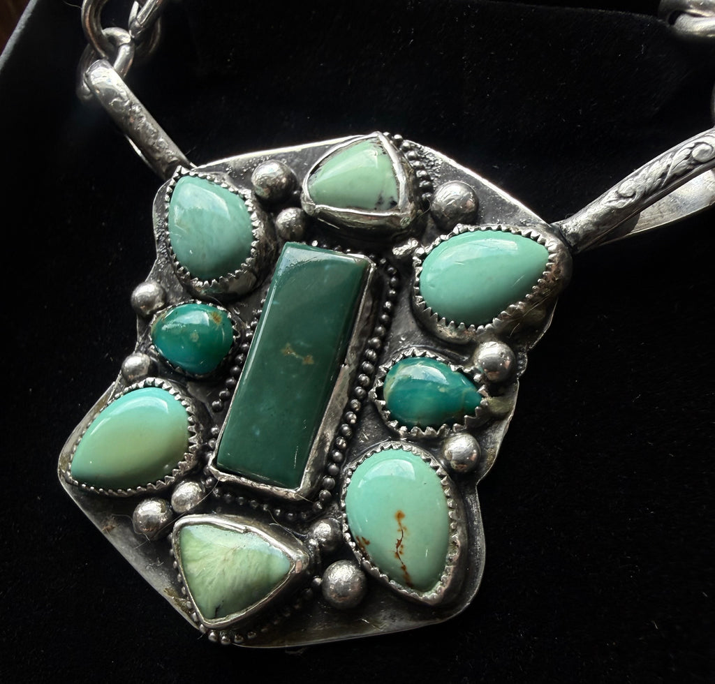 Heritage Series | Kingman, Royston & Orville Jack Turquoise Statement Necklace