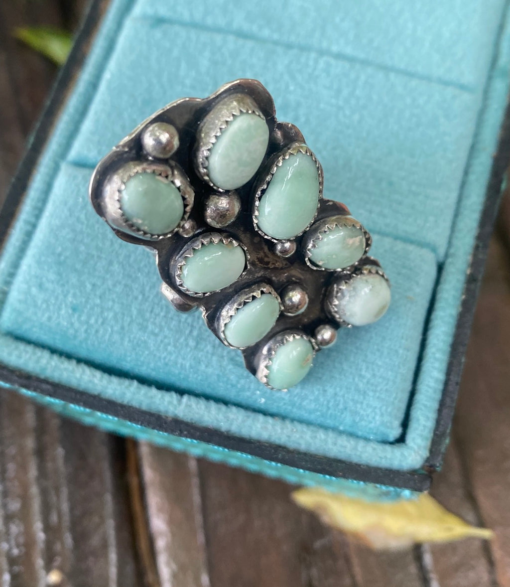 Heritage Series | Palomino Variscite Cluster Ring