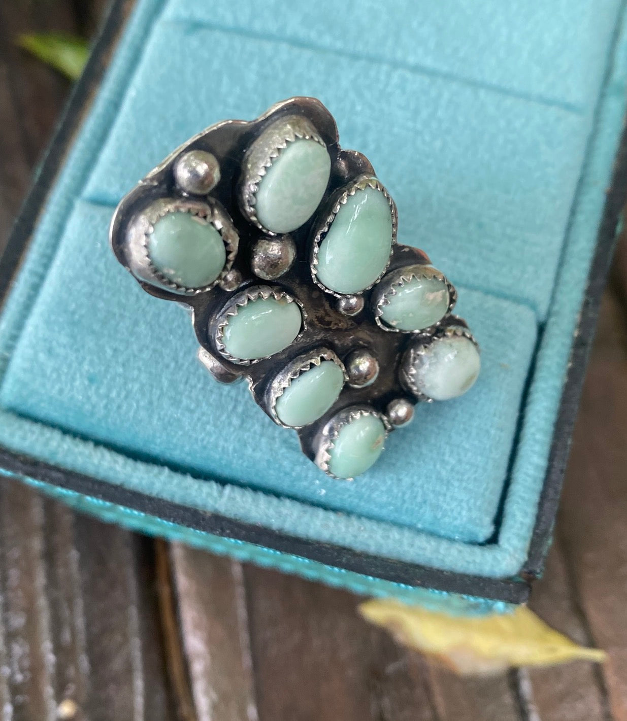Heritage Series | Palomino Variscite Cluster Ring