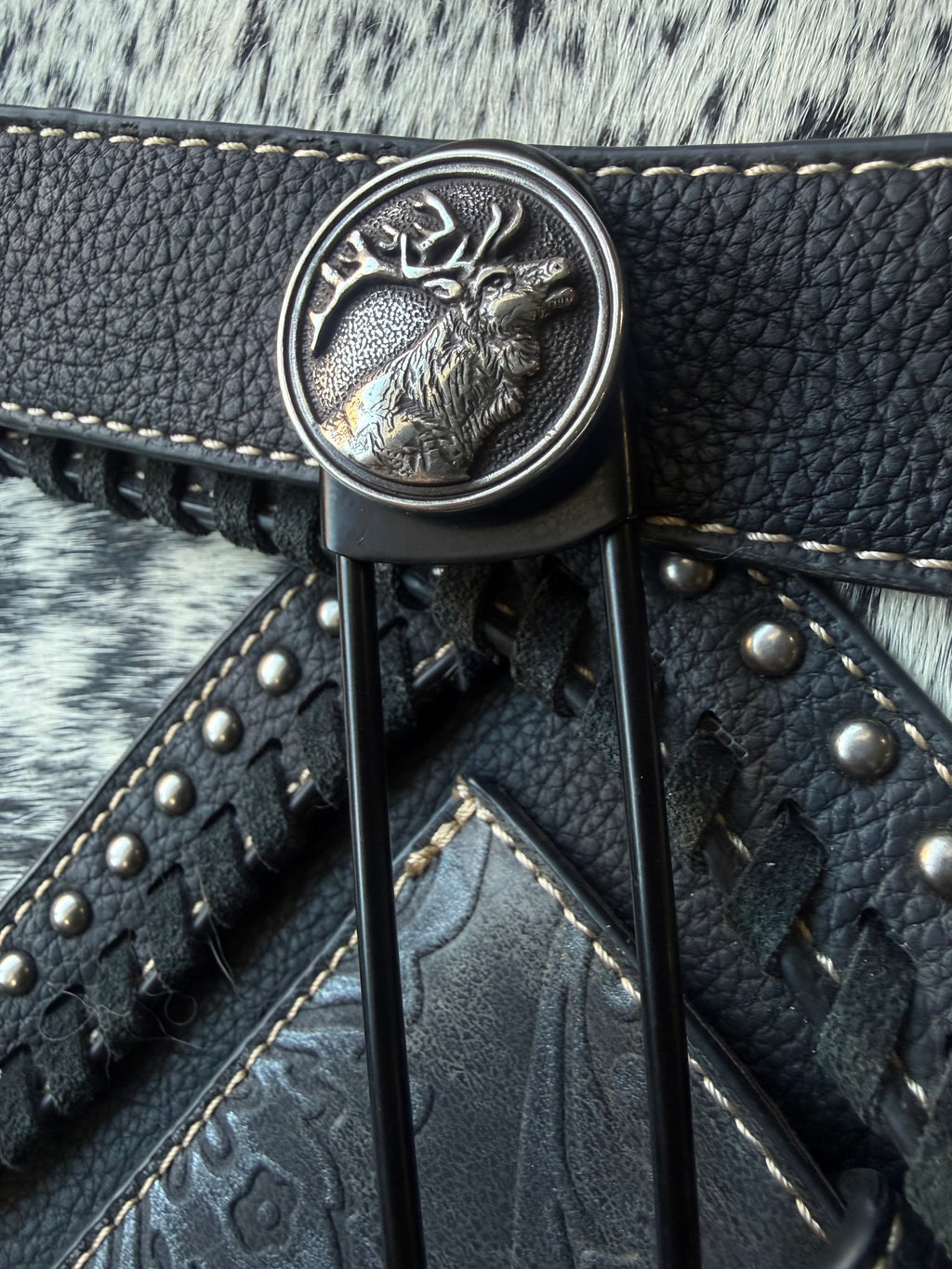 Heritage Series | Elk Jumbo Pin | Black-Tone Stainless Steel | 5 Inch