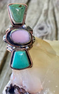 Heritage Series | Pink Conch, Royston & Fox Turquoise Statement Ring
