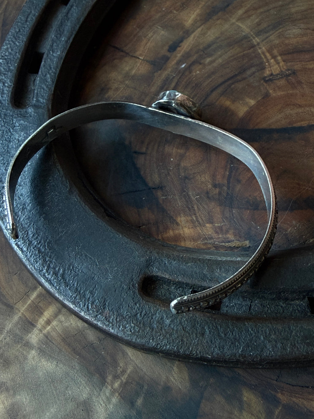 Dorothy Series | Sonoran Turquoise Patterned Silver Cuffs | Petite to Large