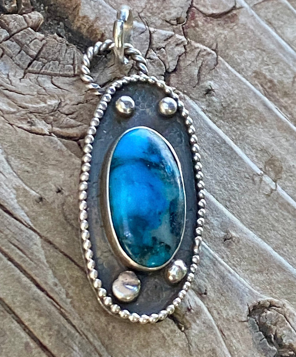 Heritage Series | Collector Grade Ithaca Peak Turquoise Shadowbox Pendant
