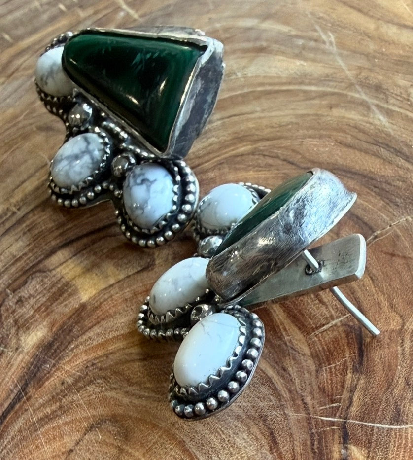 Desert Bloom Jadeite Earring Jackets