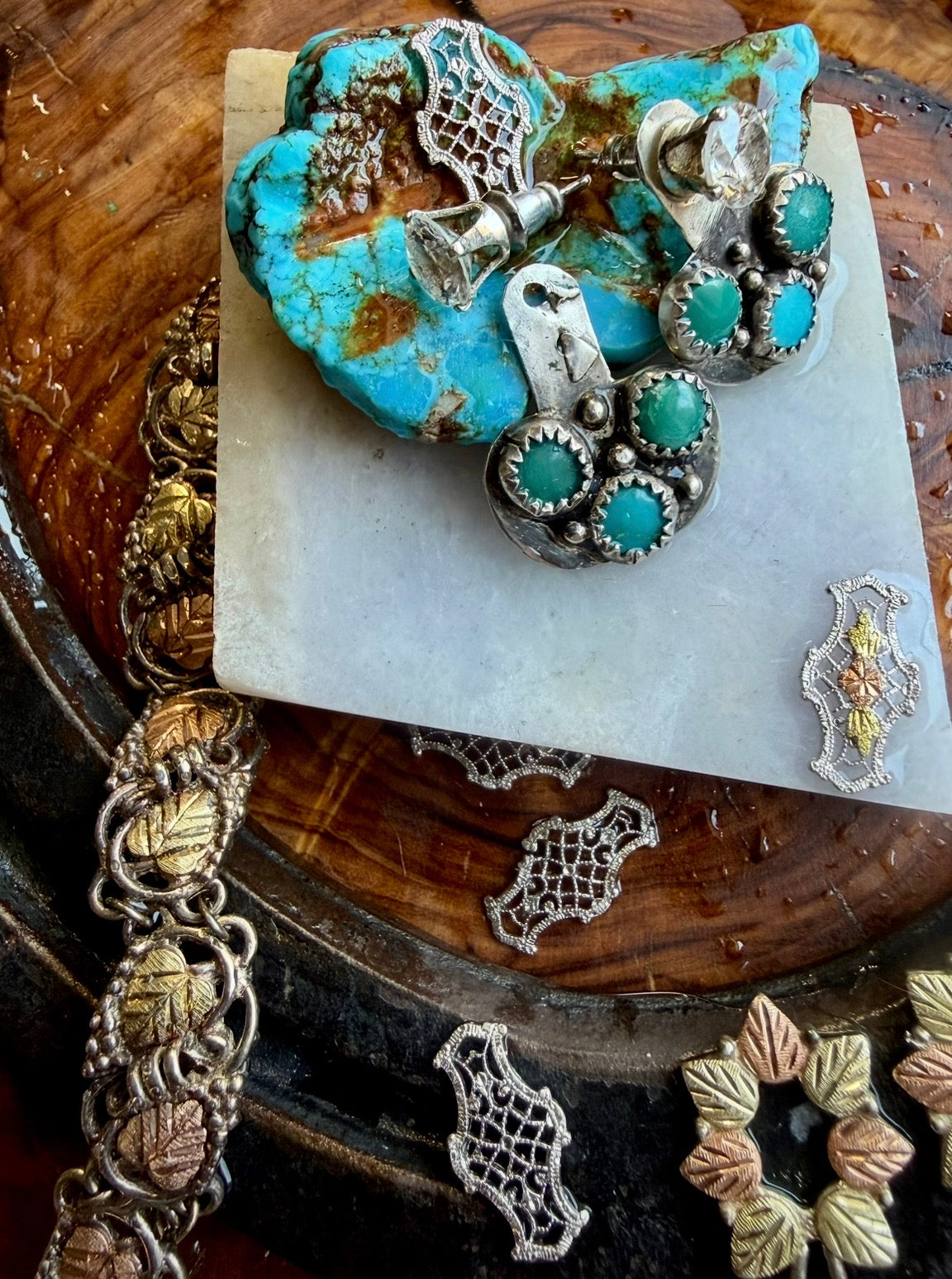 Desert Bloom Jadeite Earring Jackets
