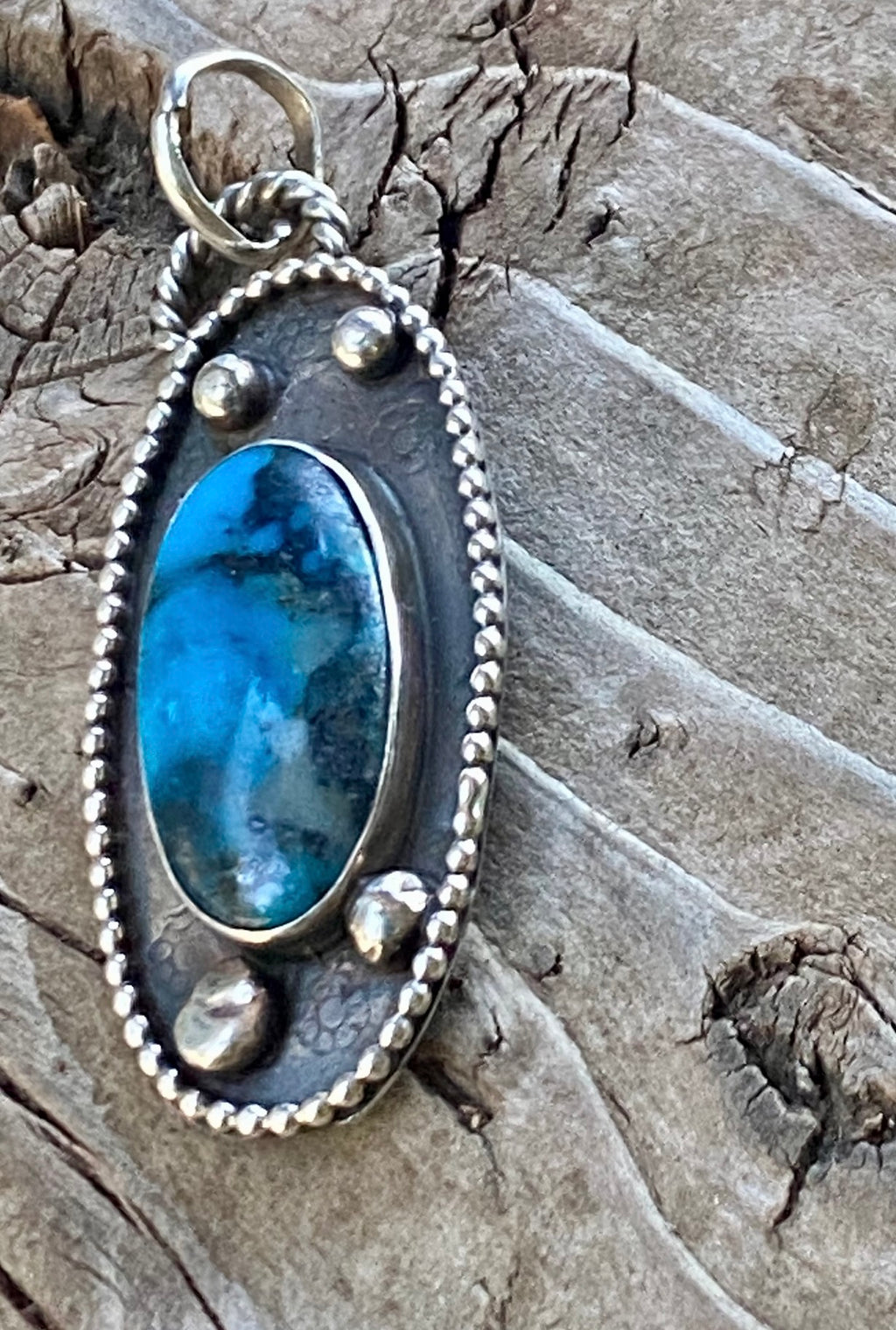 Heritage Series | Collector Grade Ithaca Peak Turquoise Shadowbox Pendant