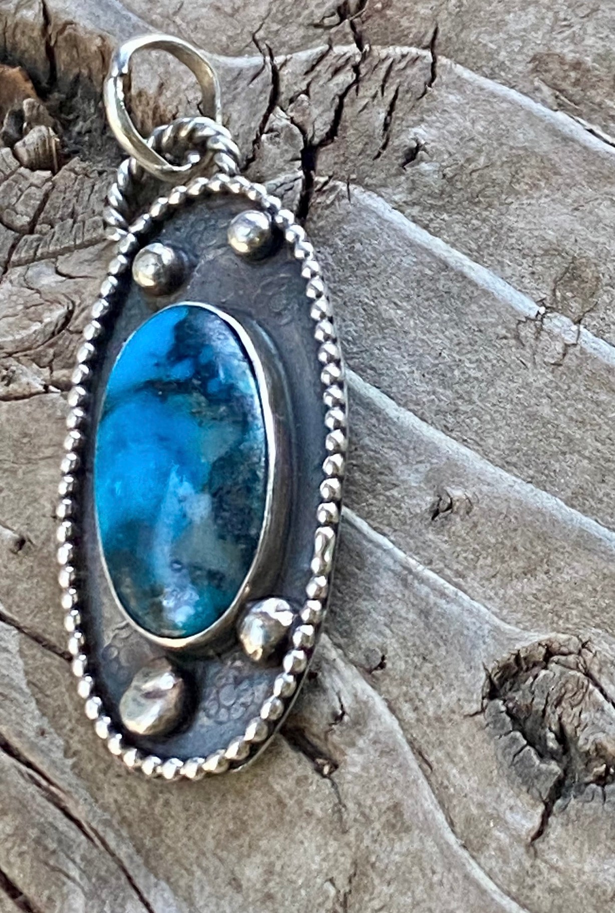 Heritage Series | Collector Grade Ithaca Peak Turquoise Shadowbox Pendant