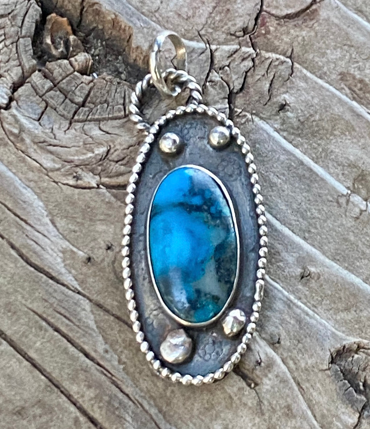Heritage Series | Collector Grade Ithaca Peak Turquoise Shadowbox Pendant