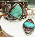 Desert Bloom Shadowbox Collection Set | Turquoise, Rosarita Stone & Sterling Silver